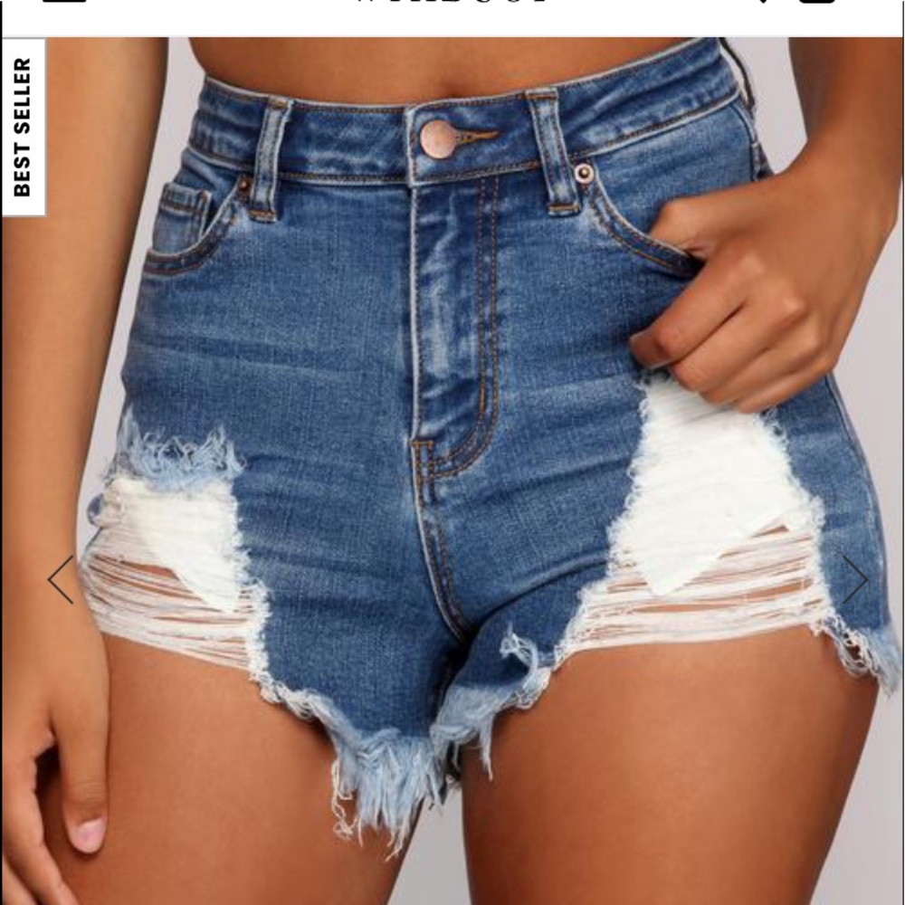 windsor denim shorts